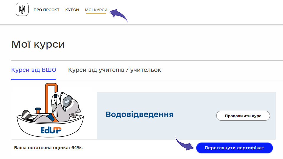 Сертифікат-мої курси