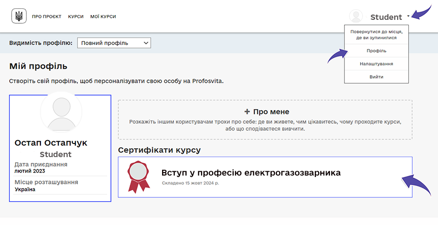 Сертифікат-профіль